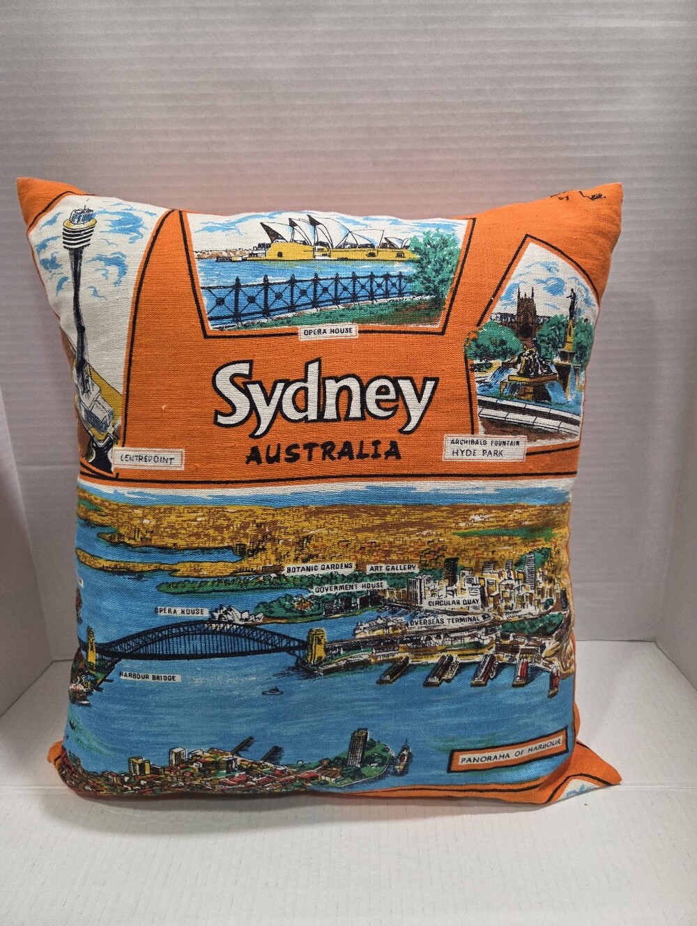 Love And West Sydney Australia Tea Towel Accent Pillow